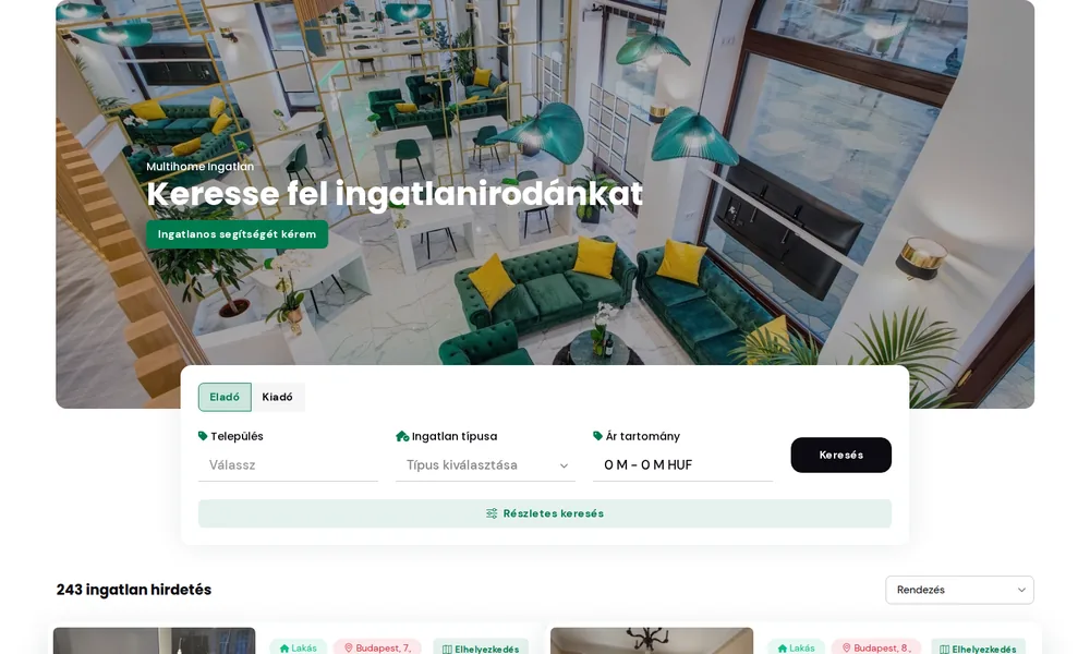 MultiHome Ingatlan